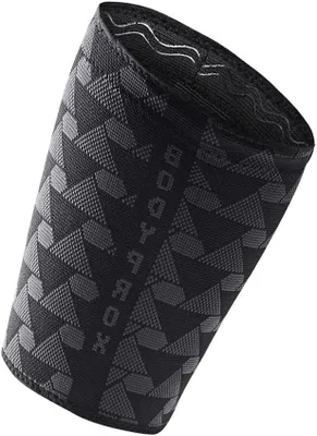Productafbeelding van Dij Compressie Mouw - Sport Compressie - Spierondersteuning - Gerichte Verlichting - Maat S - Zwart