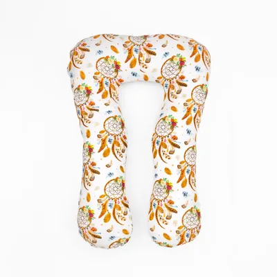 Produktbild von KINGSIZE BOHO Schwangerschaftskissen Seitenschläferkissen Stillkissen Typ U Typ A 330 cm XXXL Lagerungskissen Relaxkissen ink.Bezug LOOLAY®