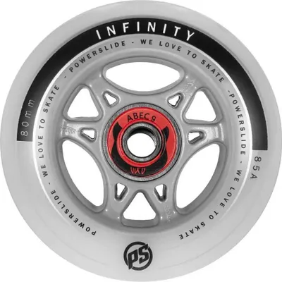 Image de Roues Powerslide Infinity RTR avec roulements Abec 9 (4pcs), 80, 85A