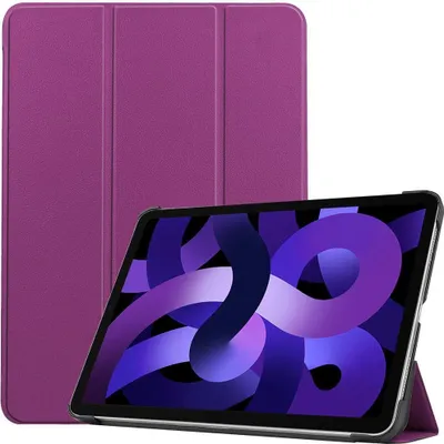 Produktbild von Schutzhülle Bizon Case Tab Croc für iPad Air 11" / 10.9" 2020-2026, Dunkelviolett