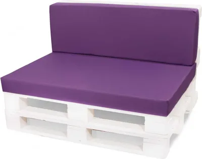 Zdjęcie produktu dla Poduszki na paletę fioletowa | siedzisko 120x80 / oparcie 120x40cm | poduszka na europlatę | zestaw poduszek na palety | poduszki ogrodowe
