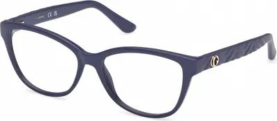 Produktbild von Guess GU50307 Shiny blue 53/16/140 Damen Brillen