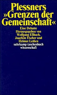 Obrázek produktu pro Plessners »Grenzen der Gemeinschaft«