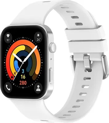Productafbeelding van imoshion Siliconen bandje voor de Huawei Watch Fit 3 - Wit
