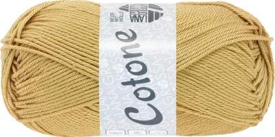 Immagine prodotto di Lana Grossa COTONE 50 g filato base versatile in cotone 125 m colore 116 - giallo sabbia