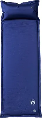 Produktbild von vidaXL Selbstaufblasende Isomatte mit Kissen Marineblau