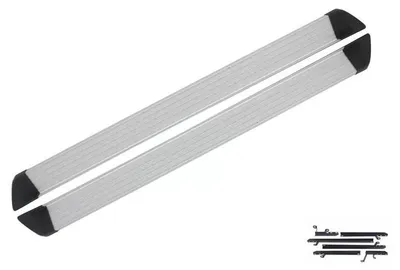 Image de Planches de marche latérales pour Nissan X-Trail II, modèles de 2007 à 2012.