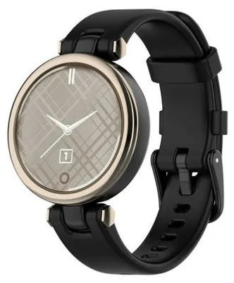 Produktbild von By Qubix Silikonarmband - Schwarz - passend für Garmin Lily