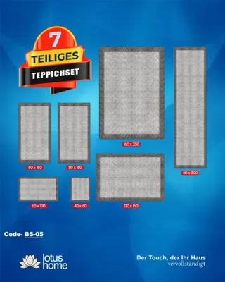 Produktbild von 7-teiliges Teppich-Set BS-05 .