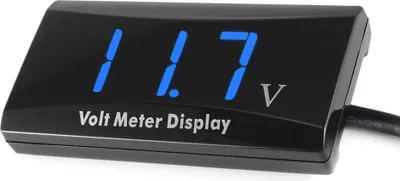 Obrázek produktu pro Digitální voltmetr Napěťový měřič 12V Digitální panelový měřič LED pro auto motocykl