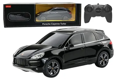 Image de Voiture télécommandée Porsche Cayenne Turbo RC Rastar, noire