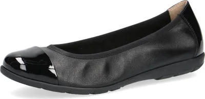 Produktbild von Caprice Lederballerina - Schwarz Glattleder Größe: 37 Normal