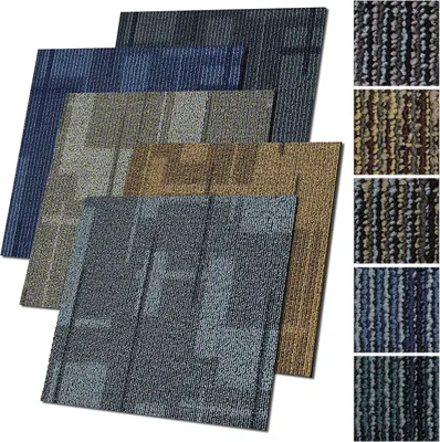 Produktbild von Teppichfliesen Andorra Blau 05 50 x 50 cm