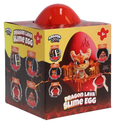 Obrázek produktu pro Úžasně cool dračí lávové slizové vejce | 2 ks