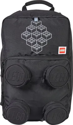 Produktbild von LEGO Bricks Petersen School Backpack 20209-2511, Rucksack, für Jungen, Schwarz, Größe: One size