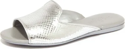 Productafbeelding van 1497Q ciabatta HOGAN VALENCIA zilveren slipper voor dames, sandaal voor dames