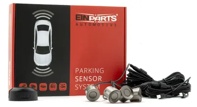 Zdjęcie produktu dla Einparts Zestaw Czujników Parkowania 4 Sensory Tył Do Samochodu Z Centralką
