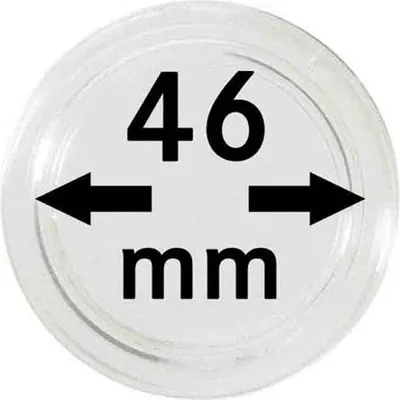 Produktbild von Lindner 2251046 Münzkapseln 46 mm-100er Pack