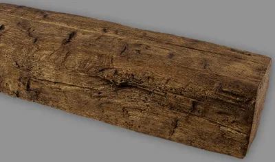 Produktbild von HOMESTAR Deckenbalken Eiche dunkel, Holz Imitat, 9 x 6 cm, Länge 4 m