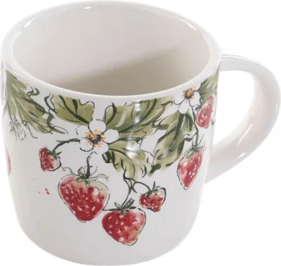 Zdjęcie produktu dla Kubek ceramiczny w truskawki STRAWBERRY, 450 ml