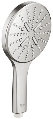 Handbrause 3 Strahlarten, Supersteal, 130 mm, 9,5 l/min