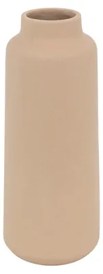 Produktbild von Blumenvase Emporor - mattrose - Keramik - D12 x H30 cm - Stiele und Blumenstrause