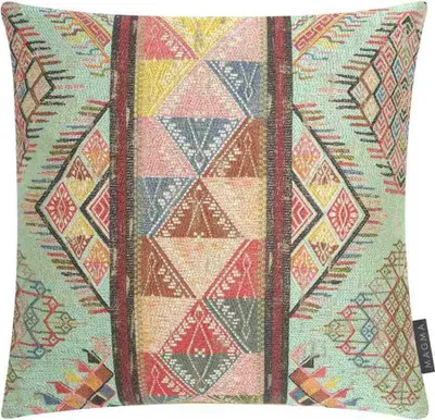 Immagine prodotto di Fodera per cuscino Jacquard a pois Bibi 100% cotone Cerniera Magma Fodera per cuscino decorativo 30% poliestere + 19% poliacrilico 14% 4% lino
