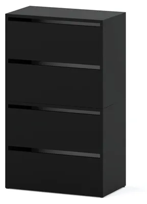 Produktbild von Schuhschrank HIT Mattschwarz / Mattschwarz 100 cm