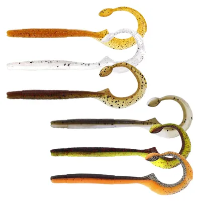 Produktbild von Westin Ned Worm Curl 12cm 3g - 5 Gummiwürmer, Farbe:UV Craw