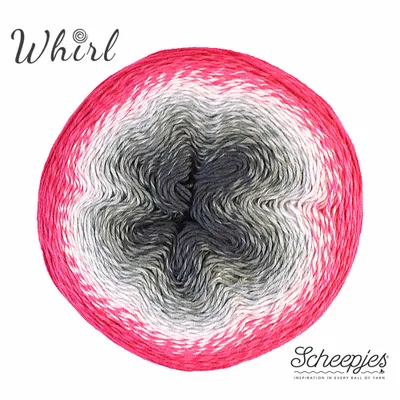 Productafbeelding van Scheepjes 1698-752 Whirl Wol, Katoen, Raspberry Rocky Roads, 1000 meter