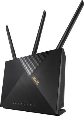 Produktbild von ASUS 4G-AX56 WLAN-Router Gigabit Ethernet Dual-Band (2,4 GHz/5 GHz) Schwarz