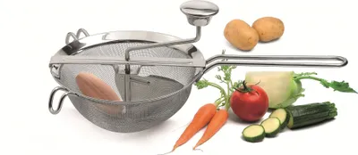 Produktbild von Karl Weis Passiersieb fein Ø 21 cm, Edelstahl, 38,5 x 20,5 x 20 cm