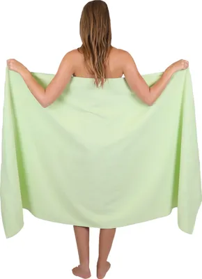Produktbild von Betz XXL Badetuch 100 x 200 cm PALERMO  Saunatuch 100% Baumwolle  Farbe: grün