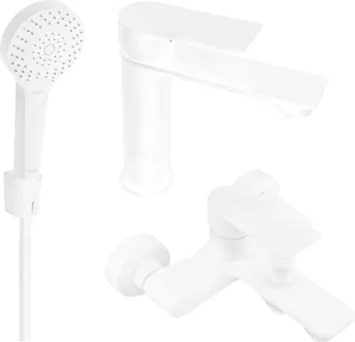 Produktbild von Mexen Royo R05 Badewannenset, Weiß - 72203R05-20