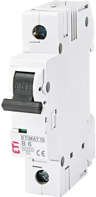 Image de Disjoncteur de surintensité ETIMAT 10 1p B6 002121712