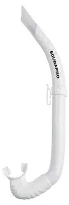 Image de Scubapro Apnea silicone tuba - apnée , couleur:blanc