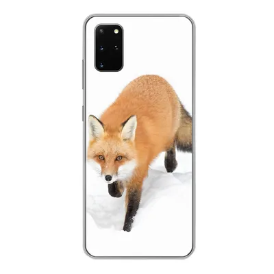 Produktbild von MuchoWow® Handyhülle Schutzhülle Hülle für Samsung Galaxy S20 Plus Fuchs - Schnee - Winter Silikon Softcase Handy Hülle - Hartschale