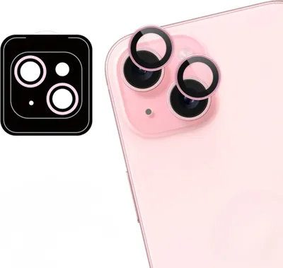 Produktbild von imoshion 2er-Pack Objektivschutz für Kamera für das iPhone 15 / 15 Plus - Pink