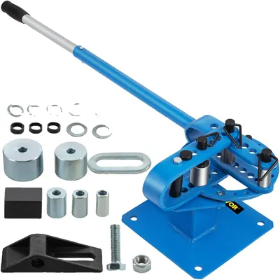 Image de VEVOR Cintreuse manuelle 1"-3" Cintreuse de tubes 7Dies Cintreuse de tubes