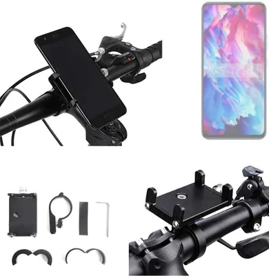 Produktbild von K-S-Trade Handyhalterung für das Fahrrad kompatibel mit Cubot A1 Halter Lenkstange Fahrradhalterung Motorrad Bike Mount Befestigung Smartphone Handy