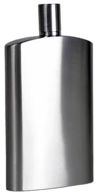 Produktbild von BasicNature Flachmann 'Brush' 125 ml