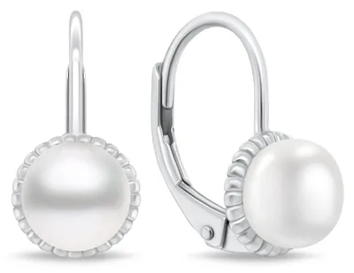 Immagine prodotto di Orecchini in argento con perle di fiume EA1140W