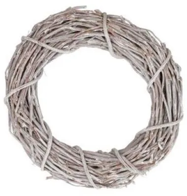 Produktbild von DBT Kranz Rural Ländliche Naturmaterialien Grau-Weiß D 40 cm H 9 cm