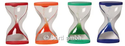 Produktbild von Flüssigkeits-Timer Mini, 11,5 cm Höhe, 1 Minute Laufzeit, Flüssigkeit steigt auf