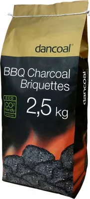 Zdjęcie produktu dla Brykiet drzewny Dancoal do grilla i kominka 2,5 kg