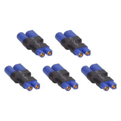 Image de Adaptateur EC3 femelle vers EC5 mâle,Connecteur EC3 femelle vers EC5 mâle,Connecteur EC3 femelle vers EC5 mâle,Adaptateur de connecteur EC3 vers EC5,Connecteurs de batterie RC Lipo,Adaptateur EC5