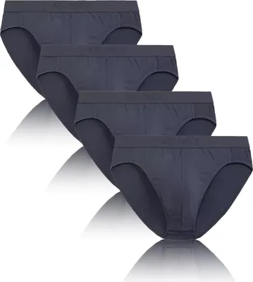 Productafbeelding van Herenslips Atlantic, grijs, gemaakt van bambusvezel, met een perfecte pasvorm