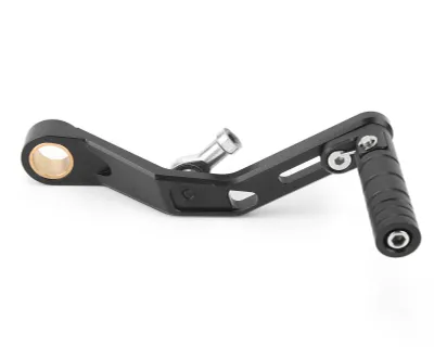 Image de Levier de vitesses pliable et réglable en alliage d'aluminium pour moto, compatible avec les modèles F800GS, F700GS et F650GS, couleur noire