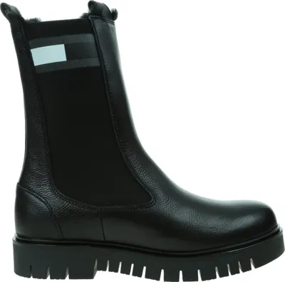 Immagine prodotto di Tommy Jeans donna Chelsea boots/stivaletti nero misto pelle/tessuto misura: 41
