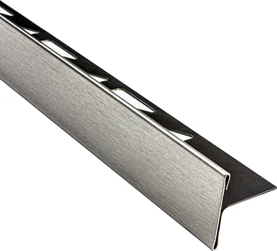 Produktbild von T-Profil Stufenprofil Treppenprofil Edelstahl V2A L250cm 10mm Profil gebürstet